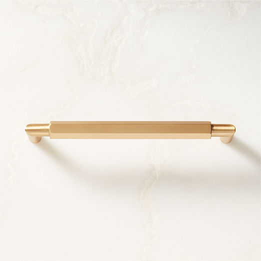 Lavau Brushed Brass Handle 6"