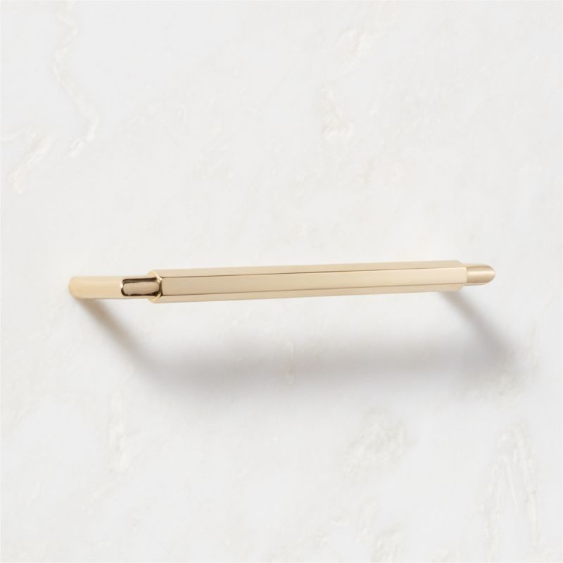 Lavau Unlacquered Brass Handle 8" - image 3 of 7