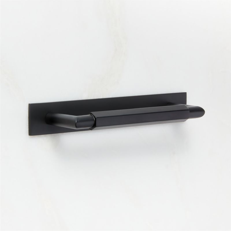 Lavau Unlacquered Brass Cabinet Handle with Backplate 3