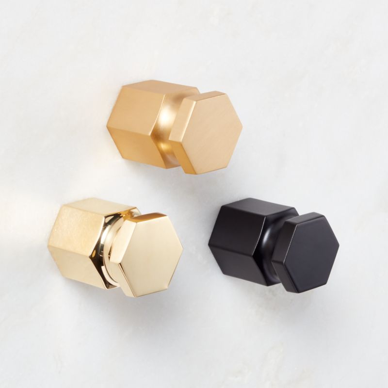 Lavau Unlacquered Brass Knob 1'' - image 2 of 5