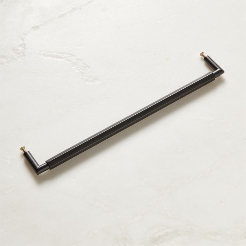 Lavau Black Metal Cabinet Handle 12" - image 3 of 4