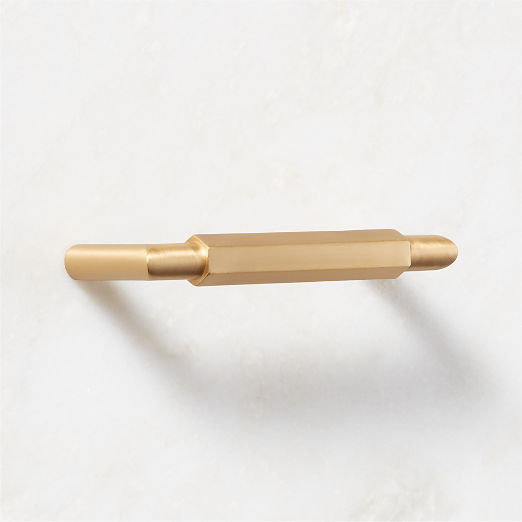 Lavau Brushed Brass Handle 4"