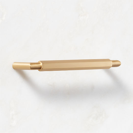 Lavau Brushed Brass Handle 6"