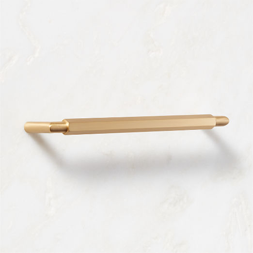 Lavau Brushed Brass Handle 8"