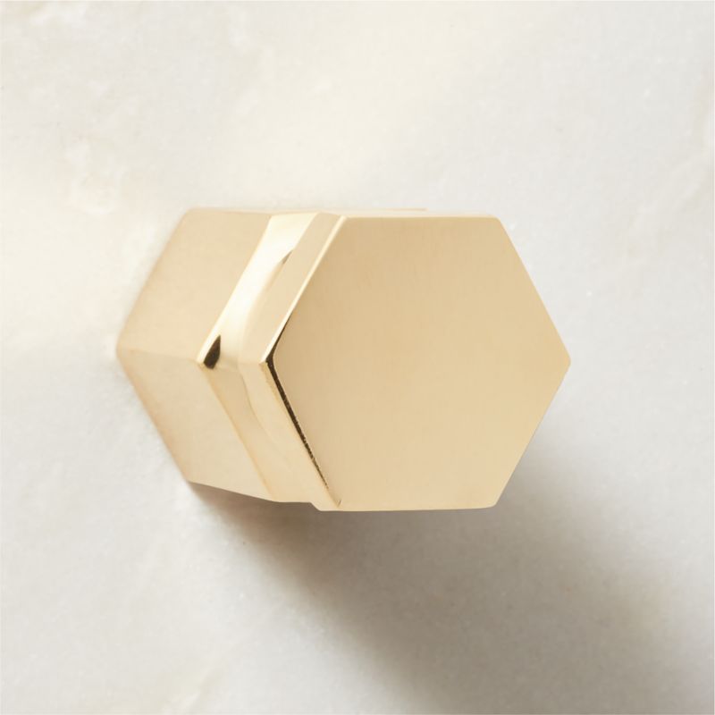 Lavau Unlacquered Brass Knob 1'' - image 3 of 5