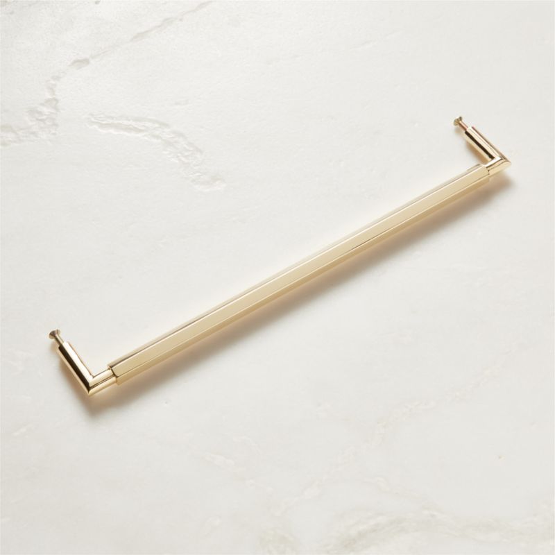 Lavau Unlacquered Brass Handle 12" - image 3 of 6