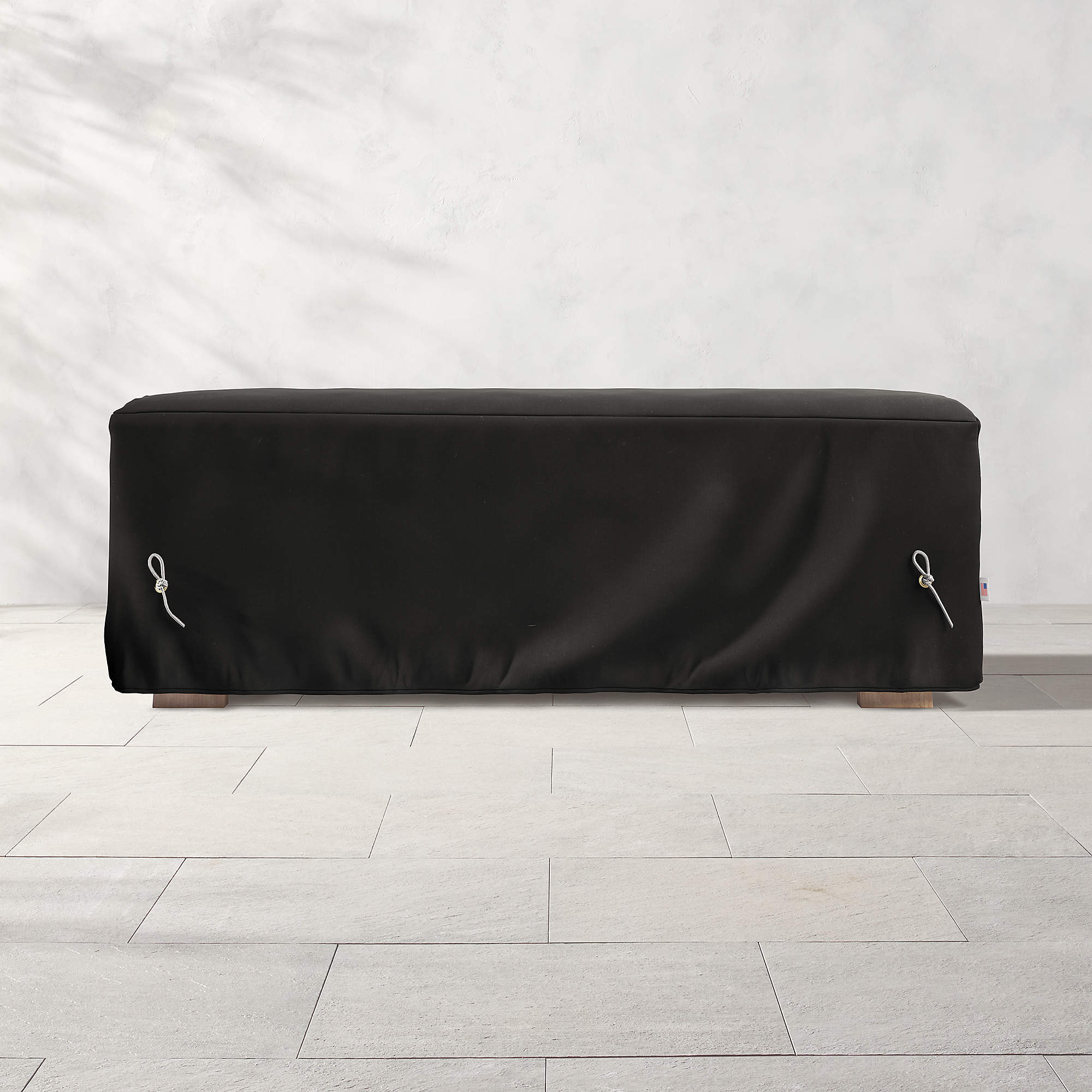 Lupine Outdoor Dining Bench Cover + Reviews CB2