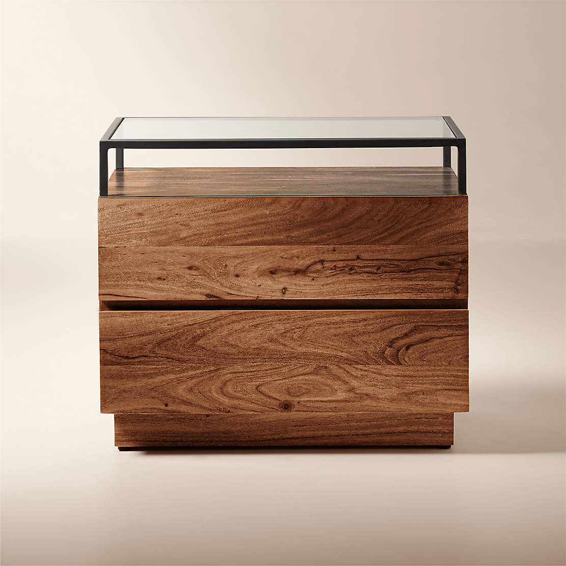 Link Grey Wash Acacia Nightstand + Reviews CB2 Canada