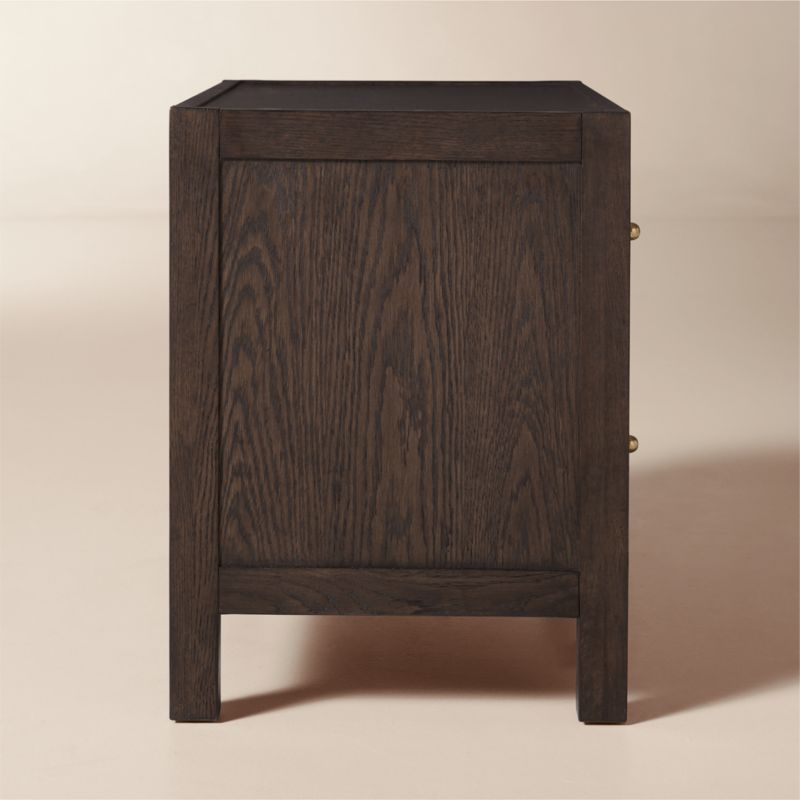 Layton 30" Dark Oak 2-Drawer Nightstand - image 4 of 8