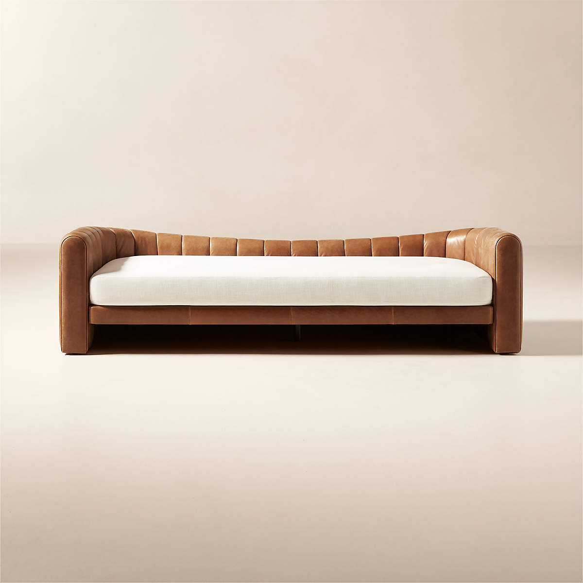 Lazar Leather Daybed CB2