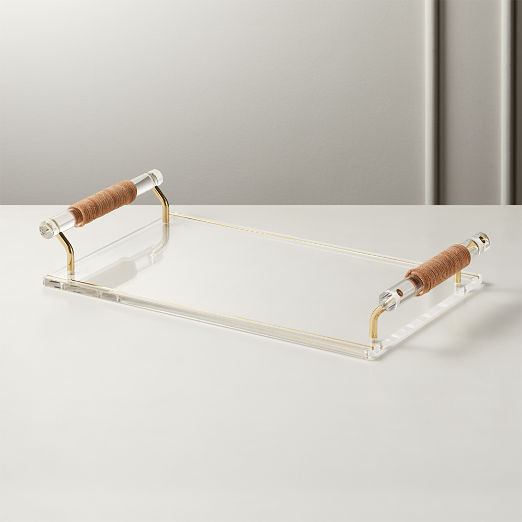 Serving Trays With Handles CB2