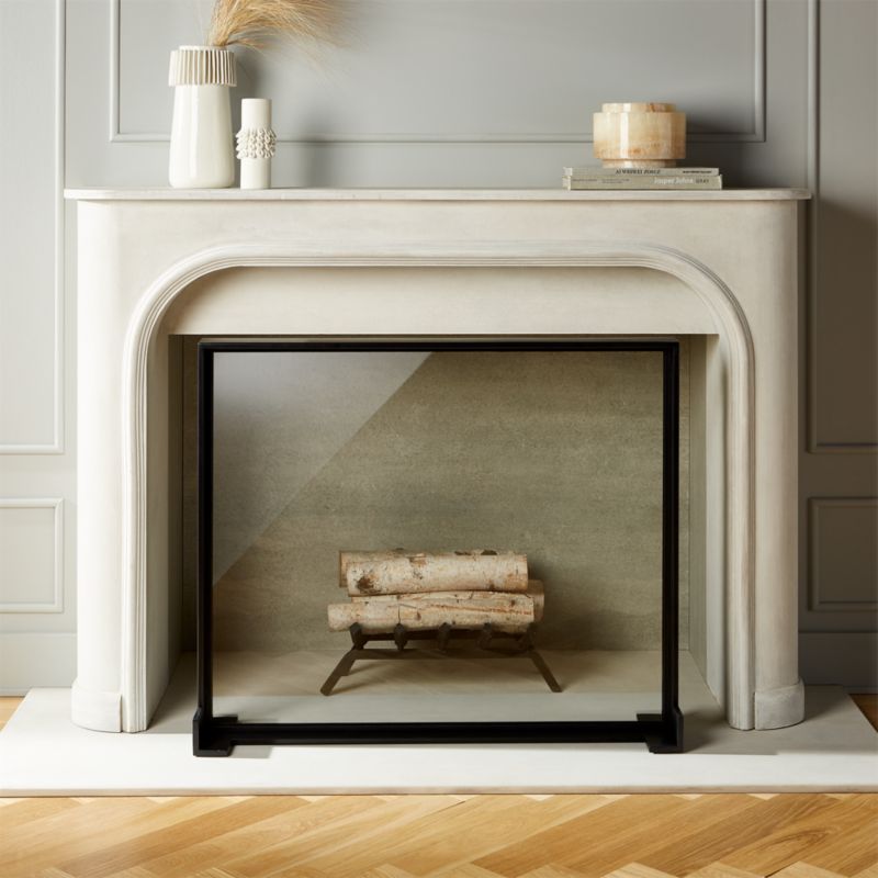 View Ledge Glass Fireplace Screen details