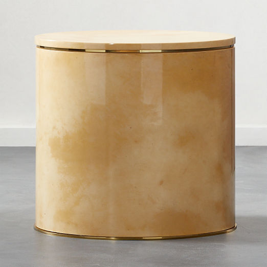 Modern Side Tables End Sofa And Accent Cb2 Lee Hi Gloss Vellum Storage Side Table