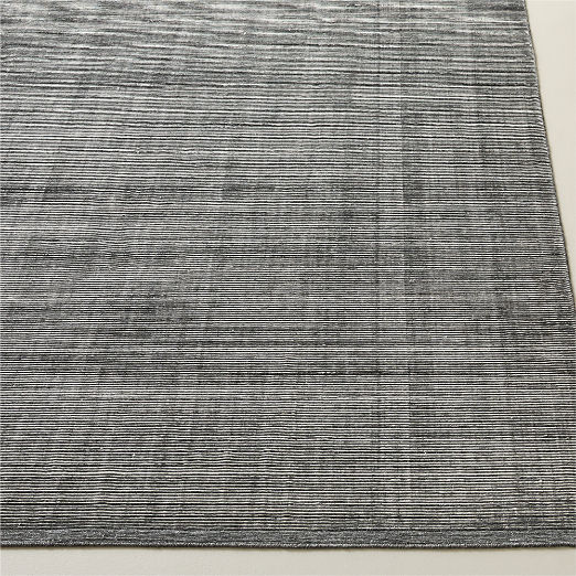 Leera Handloomed Black Performance Area Rug 6'X9'