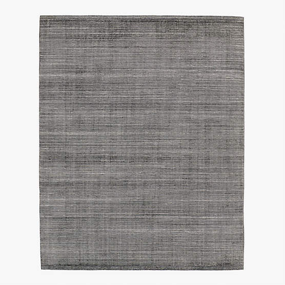 Leera Handloomed Black Performance Area Rug 6'X9'