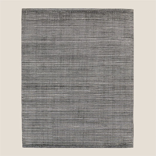 Leera Handloomed Black Performance Area Rug