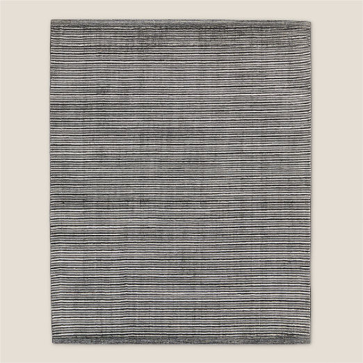 Leera Handloomed Black Performance Area Rug