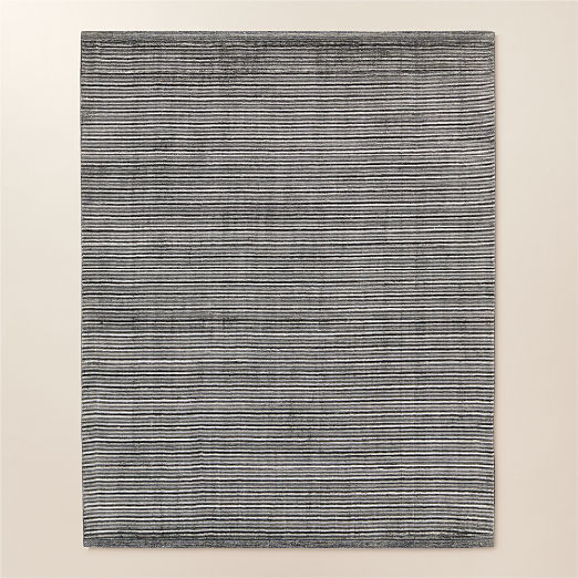 Leera Handloomed Black Performance Area Rug
