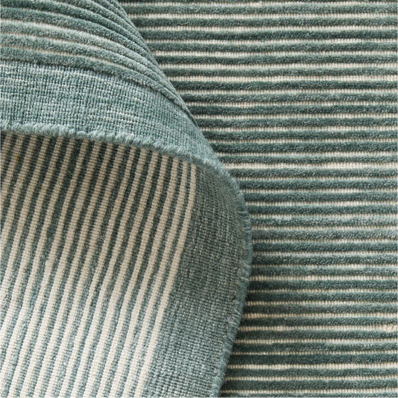 Leera Handloomed Dark Green Performance Area Rug 8'x10' - image 4 of 5