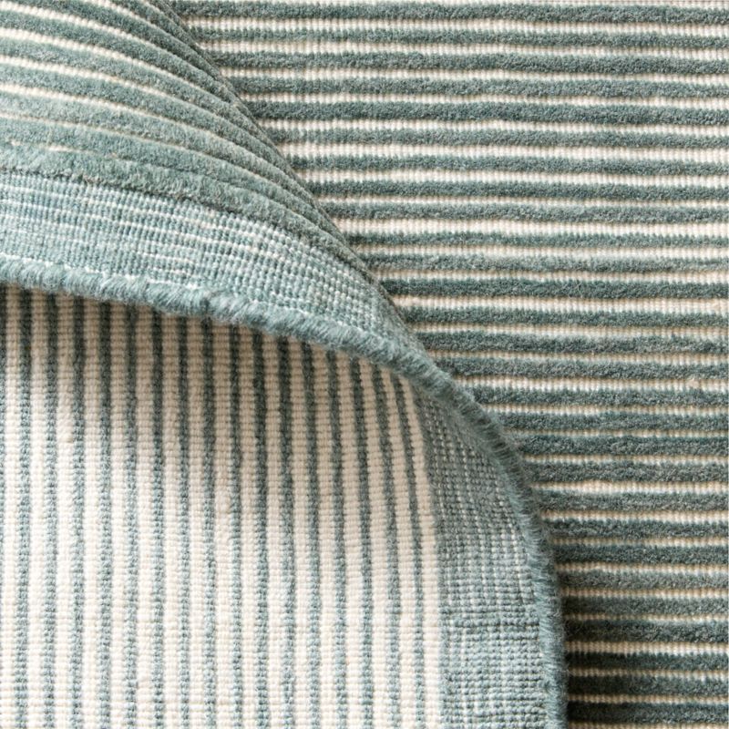 Leera Handloomed Dark Green Performance Runner Rug 2.5'x8' - image 2 of 3