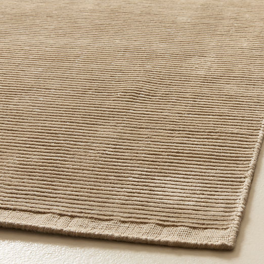 Leera Handloomed Taupe Performance Runner Rug 2.5'x8'