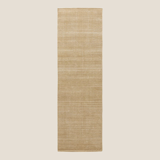 Leera Handloomed Taupe Performance Runner Rug 2.5'x8'