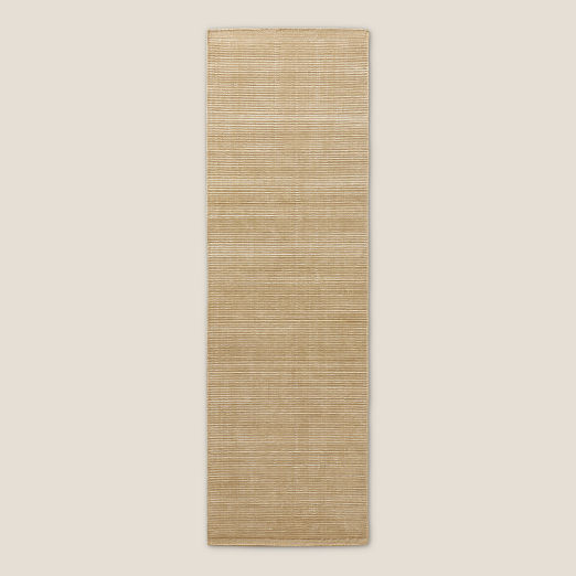 Leera Handloomed Taupe Performance Runner Rug 2.5'x8'