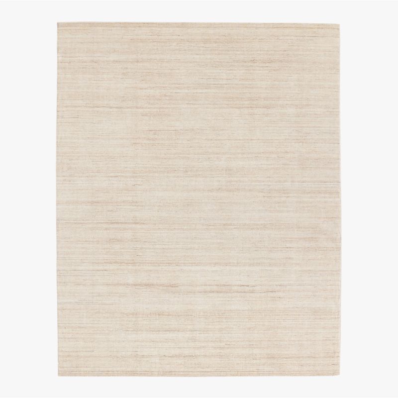 Leera Handloomed Warm White Performance Area Rug 5'X8' - image 0 of 4