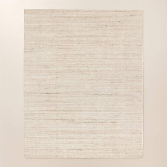 Leera Handloomed Warm White Performance Area Rug 8'X10'