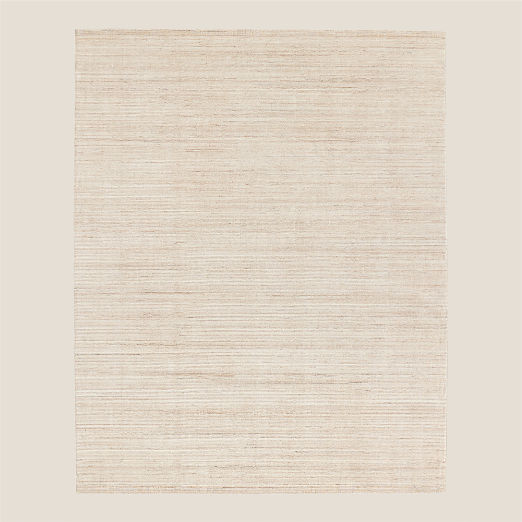 Leera Handloomed Warm White Performance Area Rug