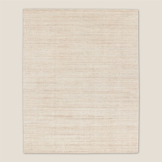 Leera Handloomed Warm White Performance Area Rug