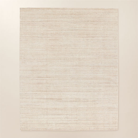 Leera Handloomed Warm White Performance Area Rug