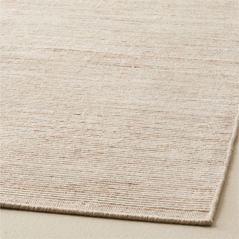 Leera Handloomed Warm White Performance Runner Rug 2.5'X8' - image 1 of 3