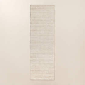 Levit Hand-Knotted Neutral New Zealand Wool Runner Rug 2.5'x8' +
