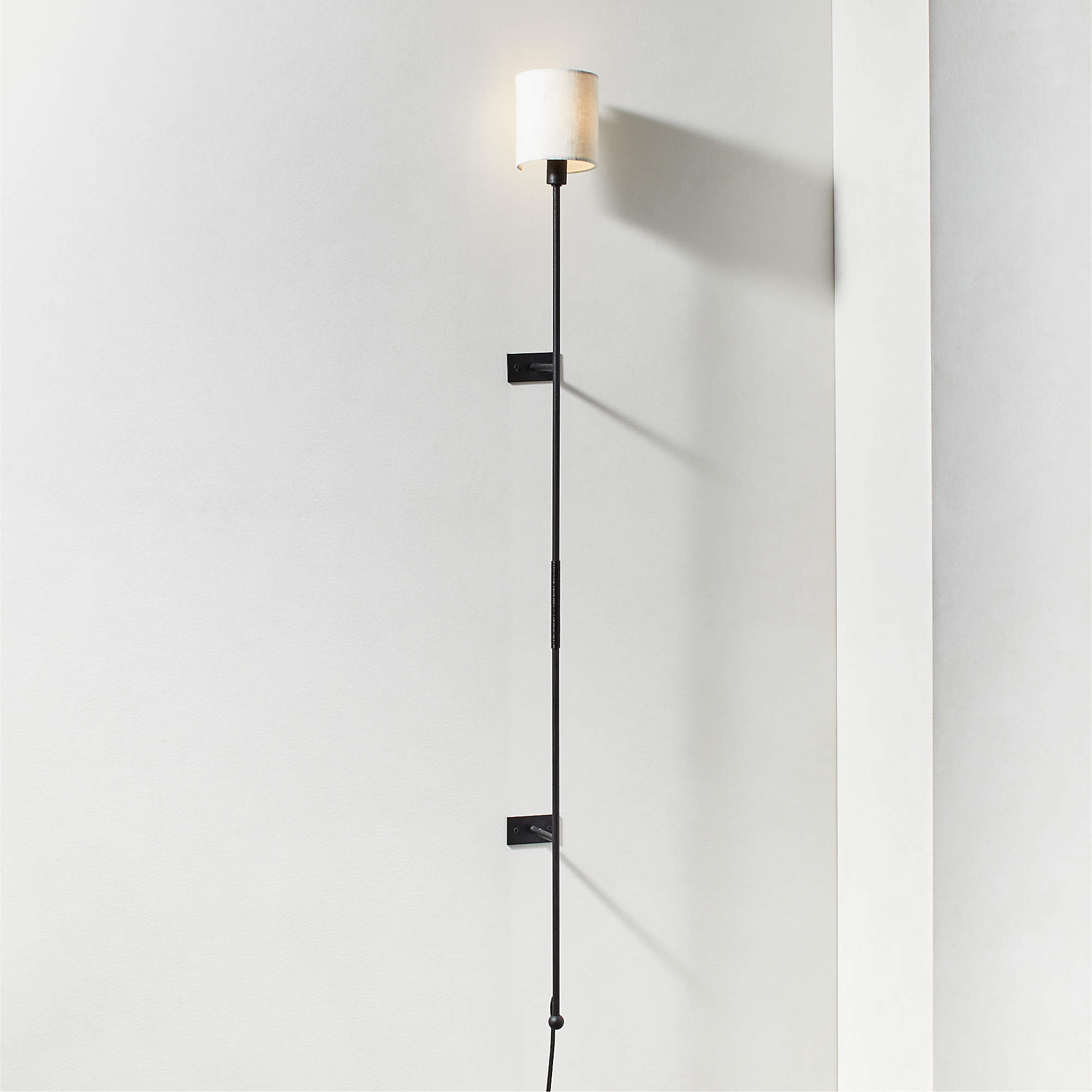 cb2 plug in sconce