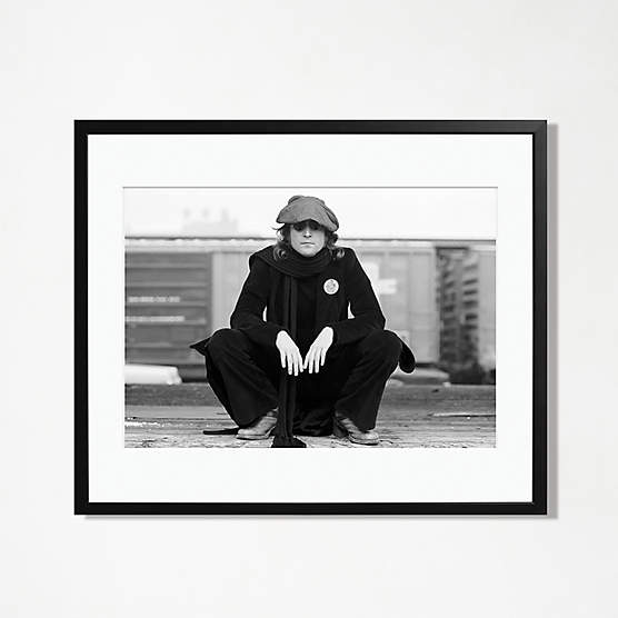 Lennon in Westside' Photographic Print in Black Frame 17.75"X21.75"