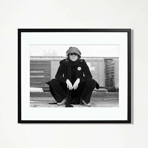 'Lennon in Westside' Photographic Print in Black Frame 21"x17"
