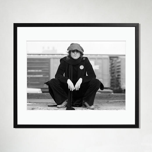 'Lennon in Westside' Photographic Print in Black Frame