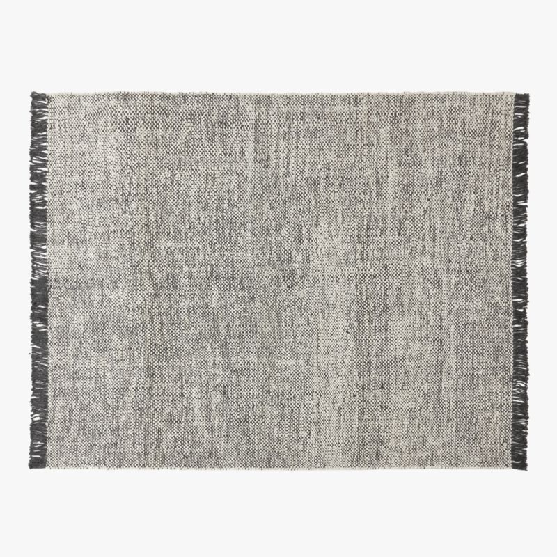 Leno Handwoven Black and White Jute Area Rug 8'x10' - image 0 of 4