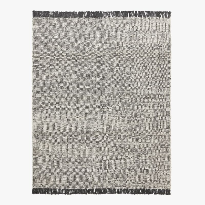 Leno Black and White Jute Area Rug 10'x14' - image 0 of 8