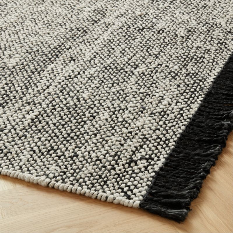 Leno Black and White Jute Area Rug 10'x14' - image 3 of 4