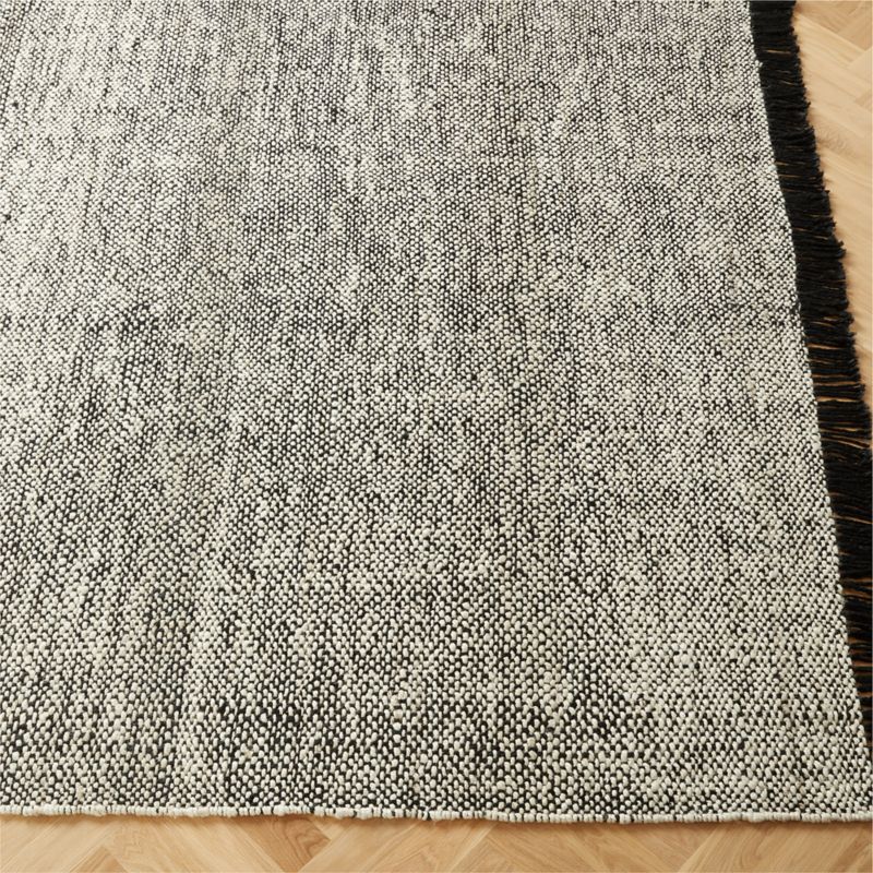 Leno Black and White Jute Area Rug 10'x14' - image 3 of 8