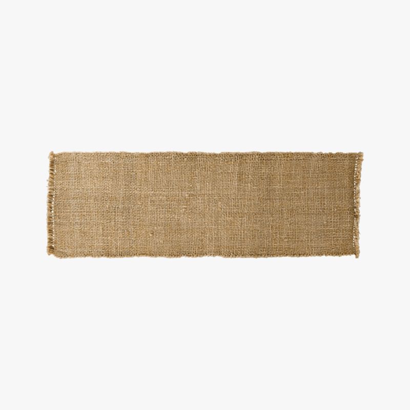 Leno Handwoven Natural Jute Runner Rug 2.5'x8' + Reviews CB2