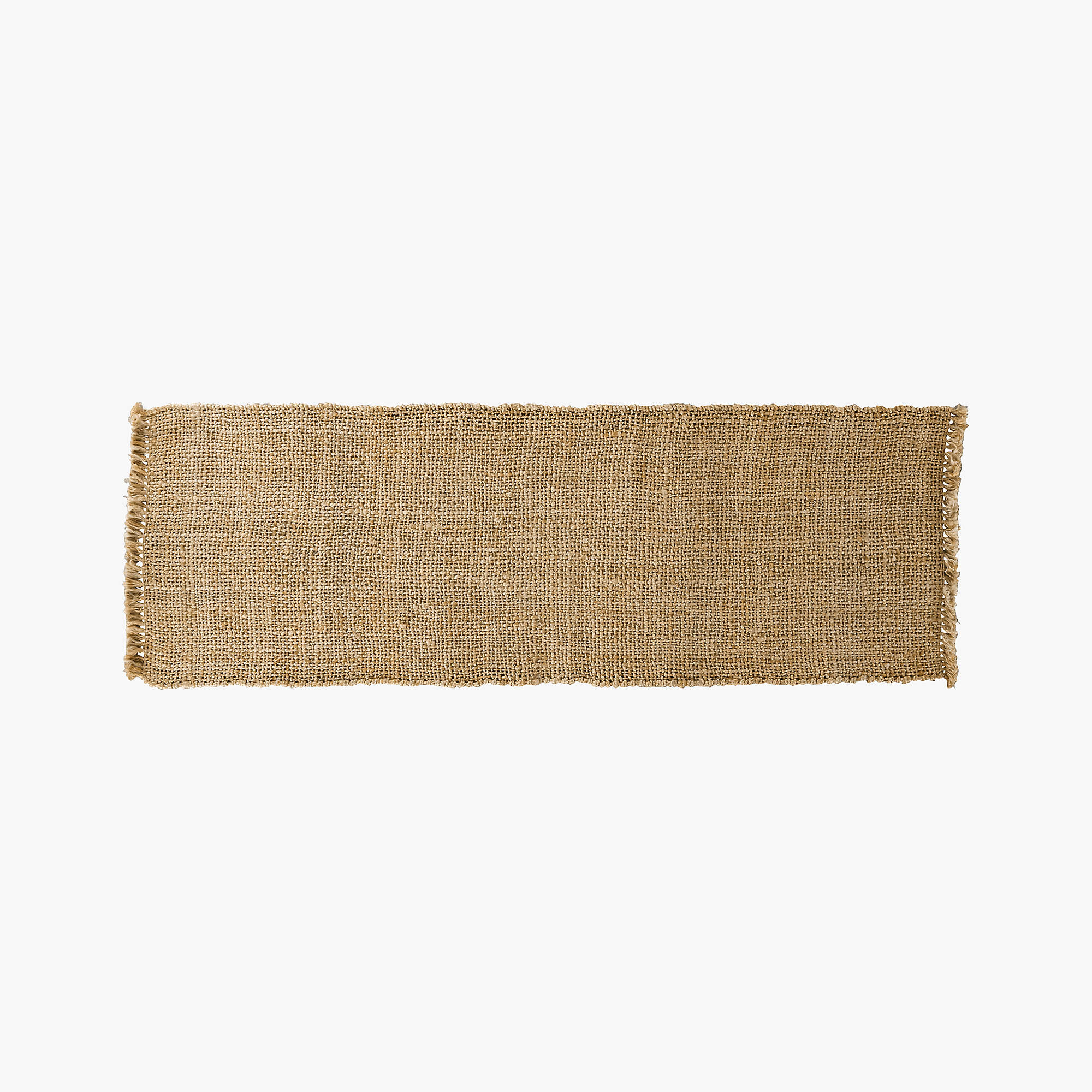 Leno Natural Handwoven Jute Hallway Runner Rug 2.5'x8' + Reviews CB2