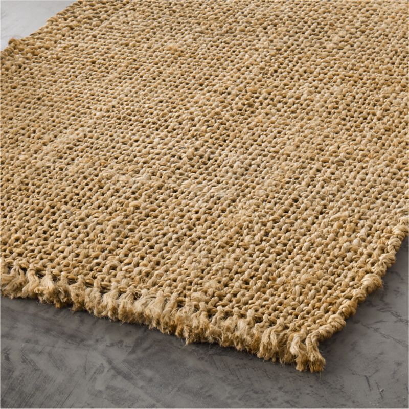 Leno Handwoven Natural Jute Runner Rug 2.5'x8' + Reviews CB2