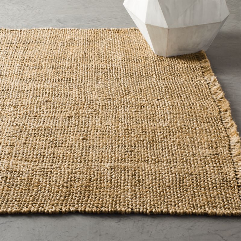 Leno Natural Handwoven Jute Rug Cb2, What Are Jute Rugs Good For