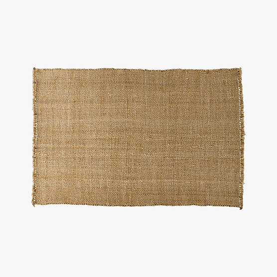 Leno Natural Handwoven Jute Area Rug 9'x12'