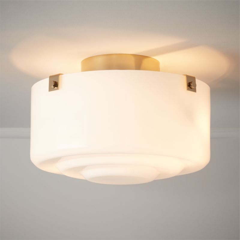View Lenon Champagne Flush Mount Light details