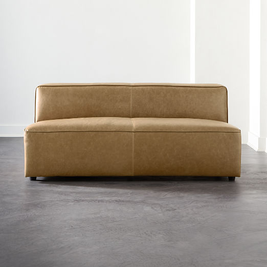 Armless backless sofa