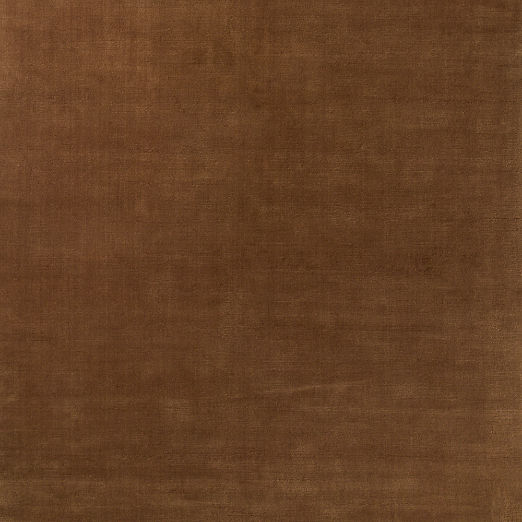 Leonore Handloomed Dark Camel Wool Rug Swatch 12"x12"